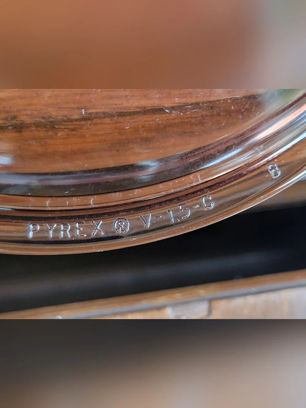 Pyrex V-15-C Replacement Lid, Pyrex Amber Lid V-1.5-C 6.75